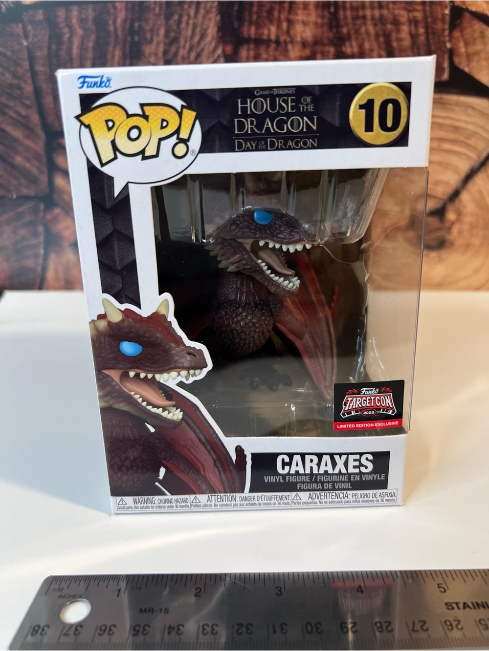 Funko Brown Caraxes Pop! Vinyl with Blue Eyes - House of the Dragon #10